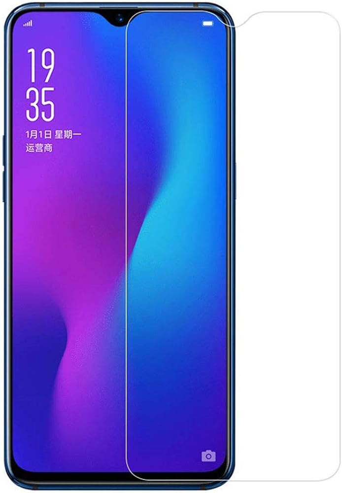 OPPO F9 Black Tempered Glass