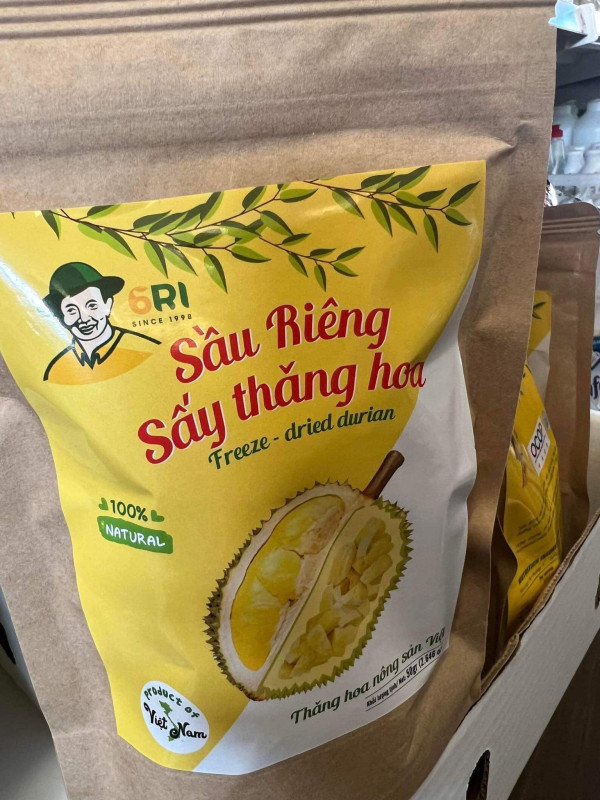 Sầu riêng sấy thăng hoa