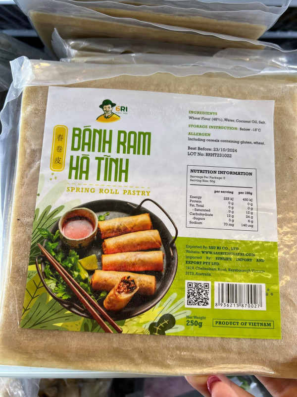 Bánh ram hà tĩnh pack