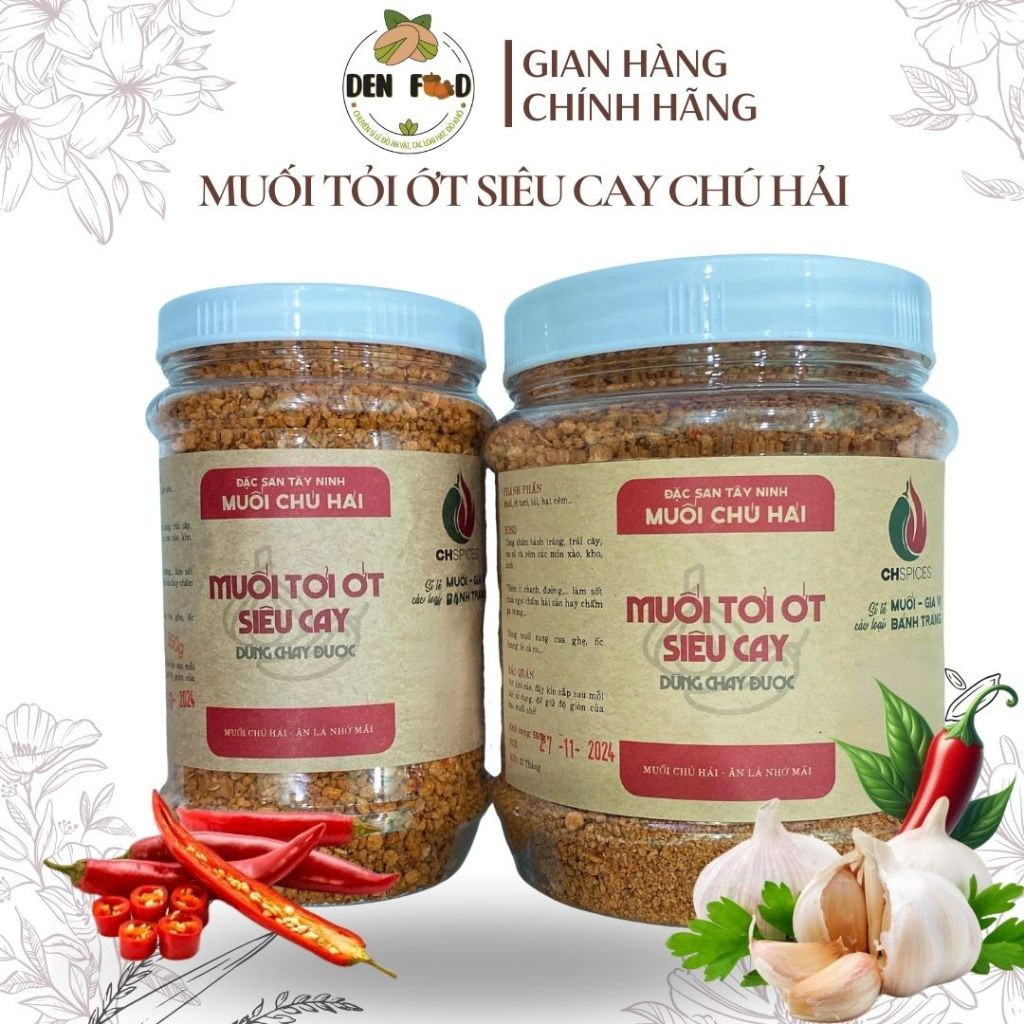 Muối tỏi ớt siêu cay 18$