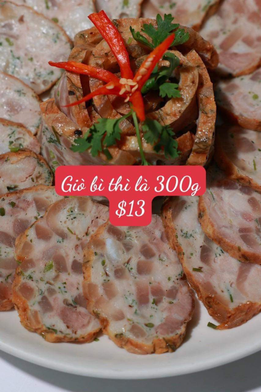 Giò bì thì là 13$