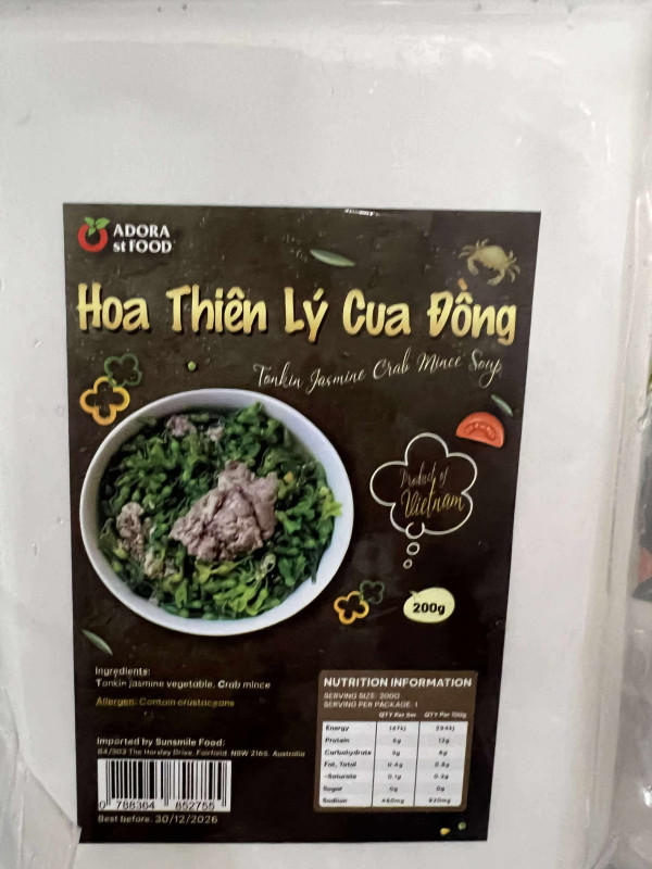 Hoa thiên lý cua đồng