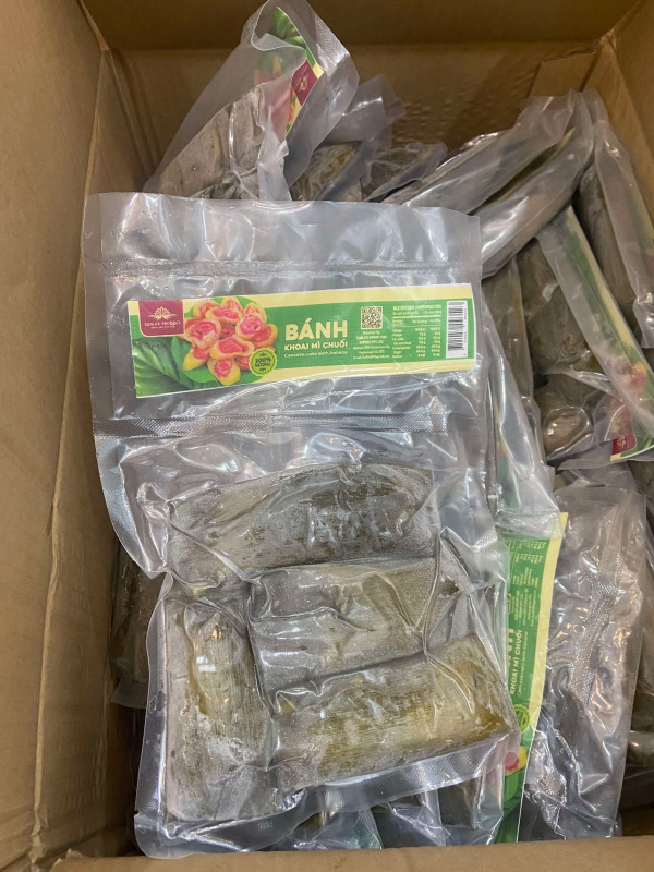 Bánh khoai mì chuối