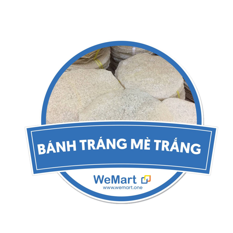 Bánh tráng mè trắng