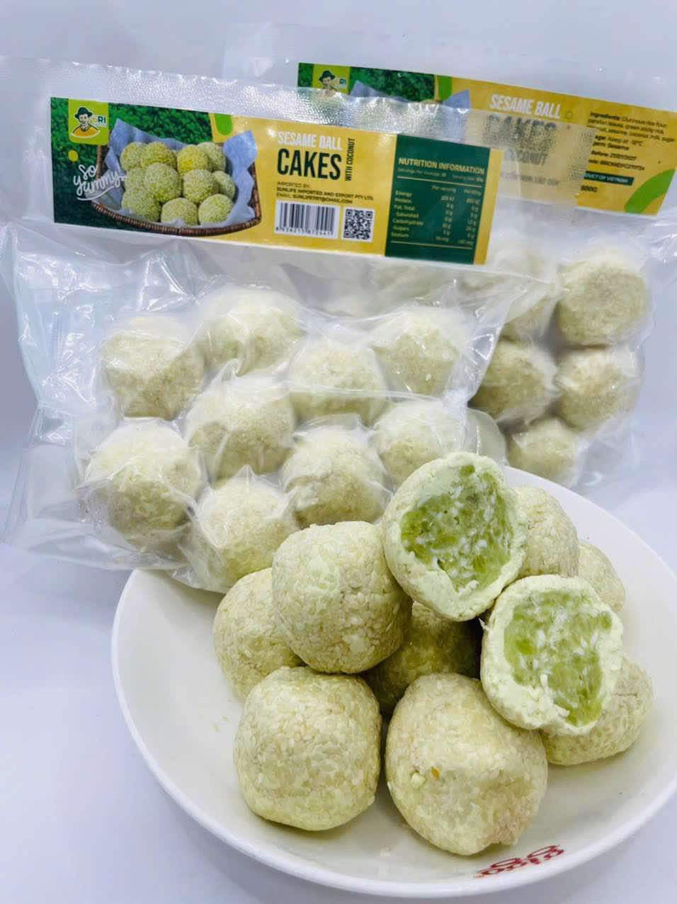 Bánh rán cốm non xào dừa 12$