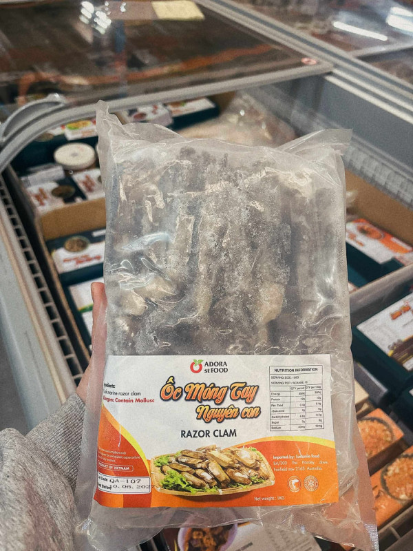 Ốc móng tay có vỏ 16$ 1kg