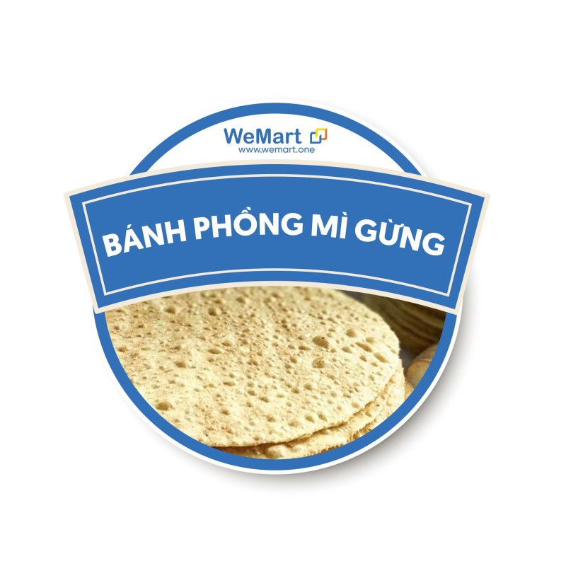 Bánh phồng mì gừng
