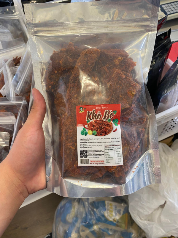 Khô bò miếng giòn -500gr