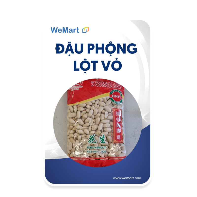 Đậu phộng lột vỏ 1kg