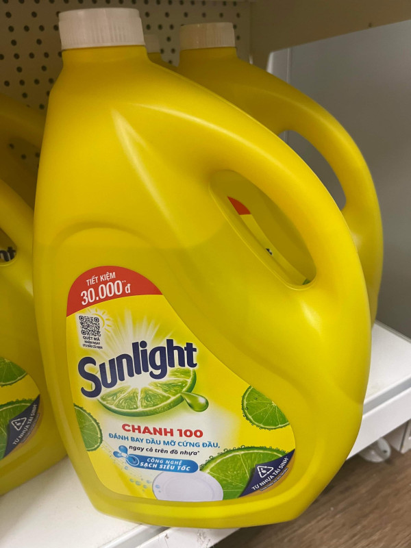 Nước rửa chén canh sunlight