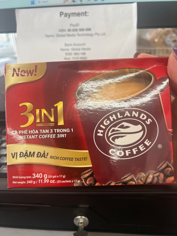 Cà phê Highland 8$ 1 hộp 340g