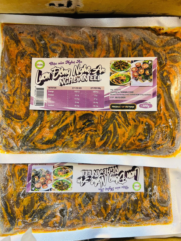 Lươn Ướp gia vị 65$