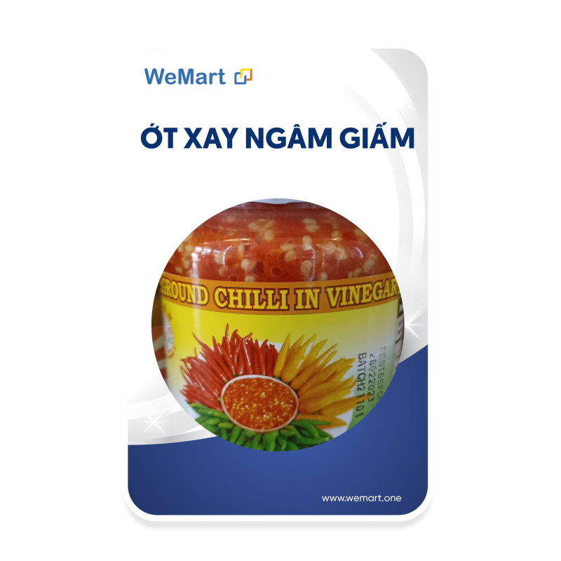 Ớt xay ngâm giấm