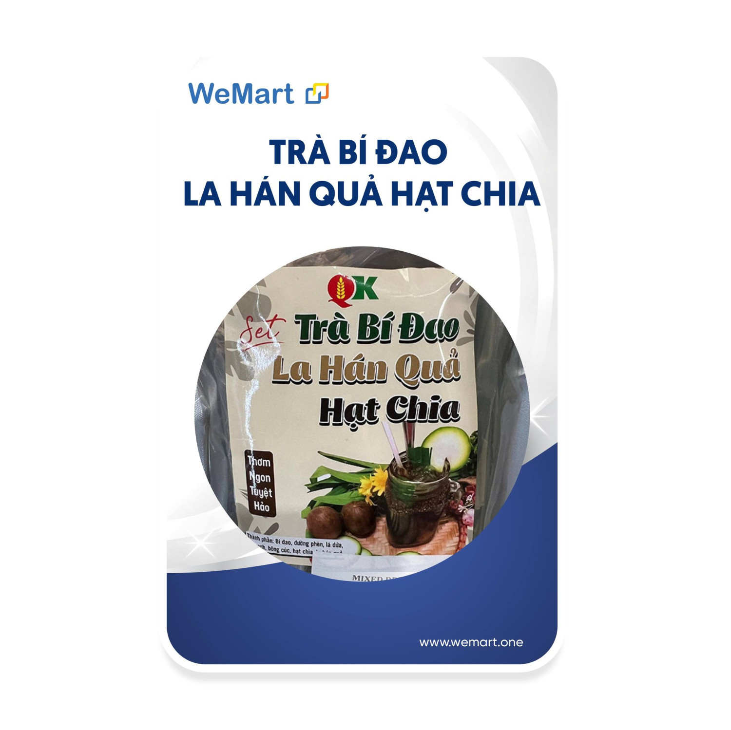 Trà bí đao la hán quả hạt chia