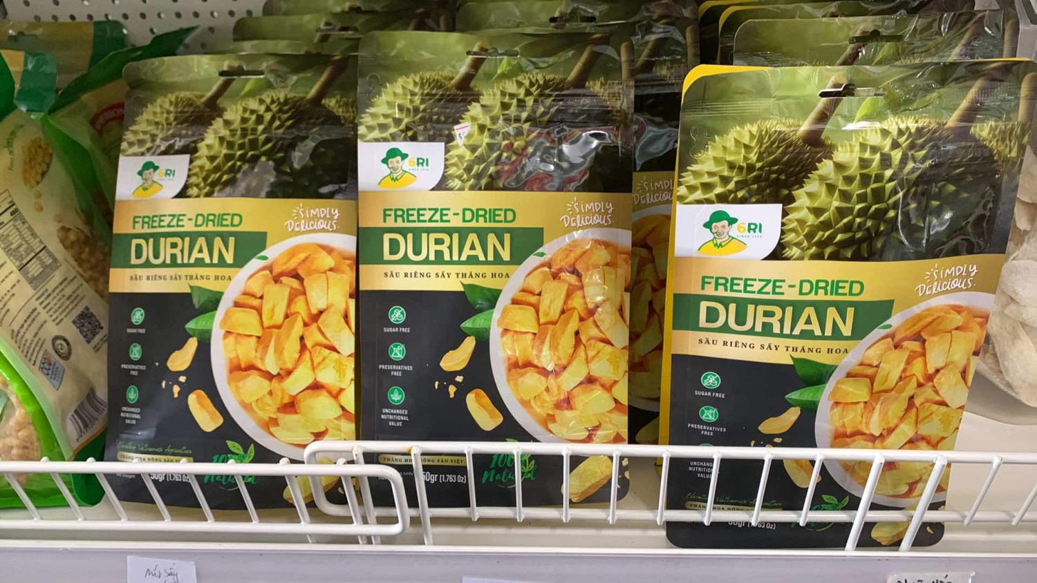 Sầu riêng sấy ri6 8$