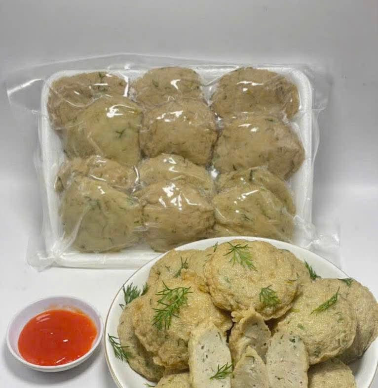 Chả cá thát lát thì là chiên tròn