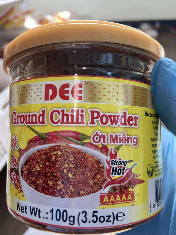 Ớt xay khô 100g 4$