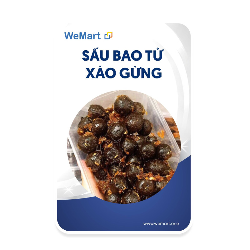 Sấu bao tử xào gừng
