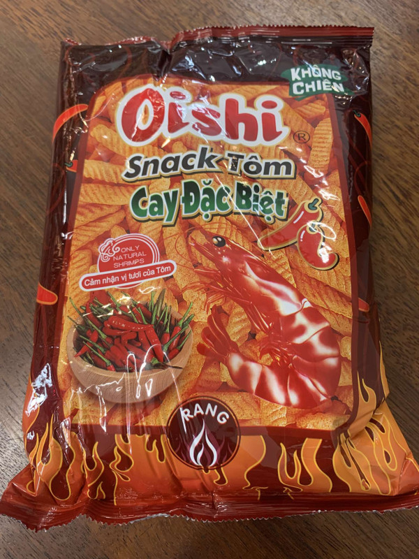 snack tôm cay