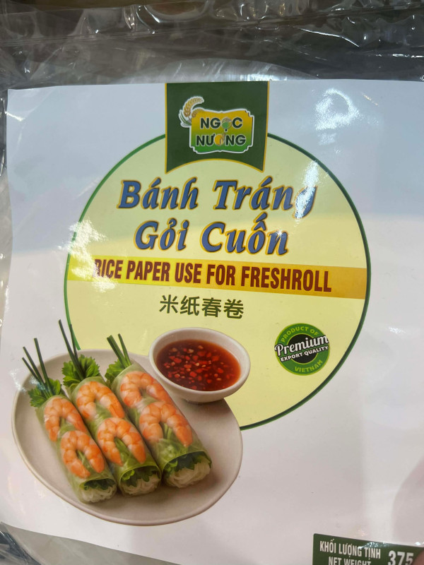 Bánh tráng gỏi cuốn ngọc nương