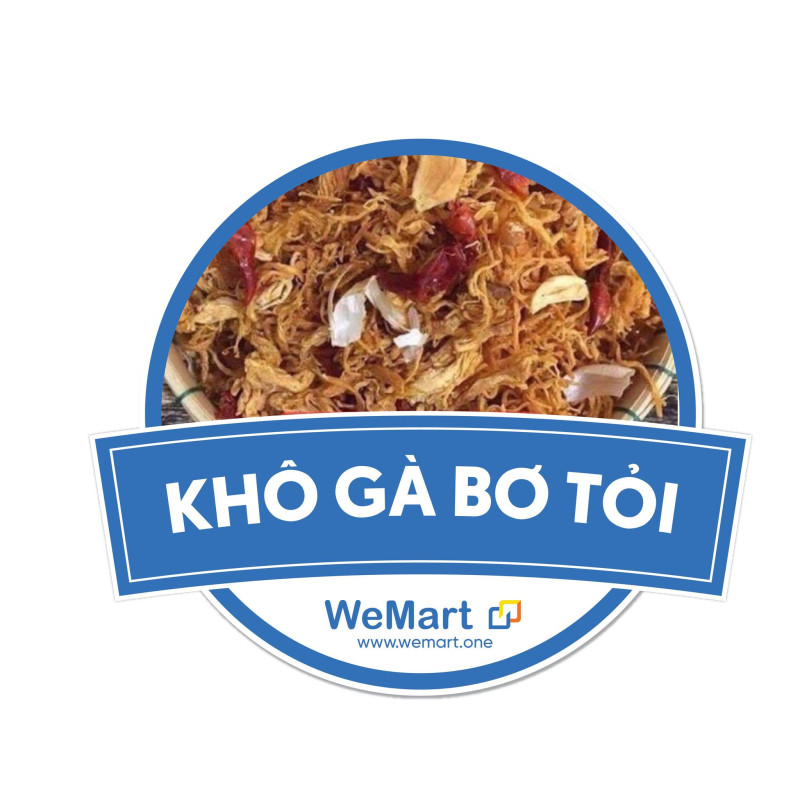 Khô gà bơ tỏi-500gr