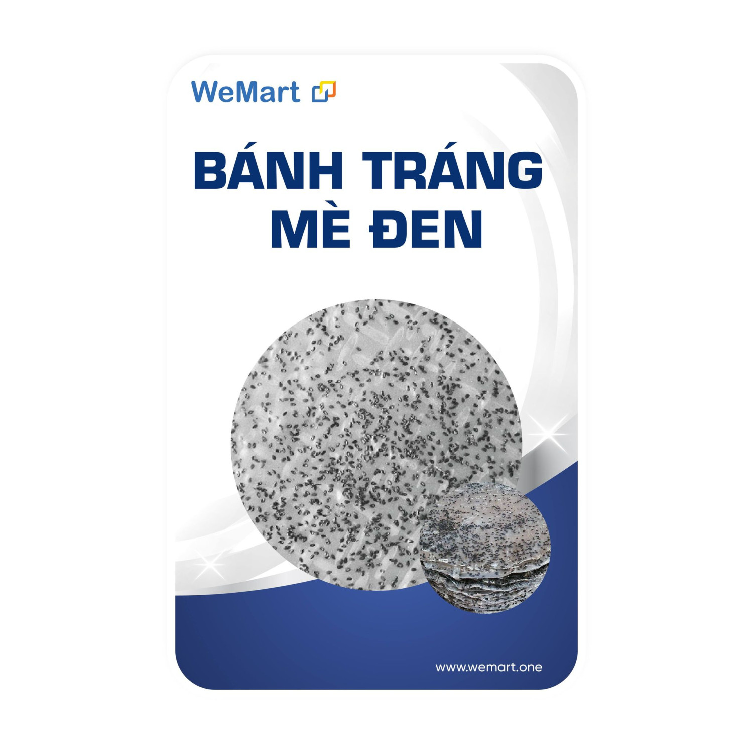 Bánh tráng mè đen