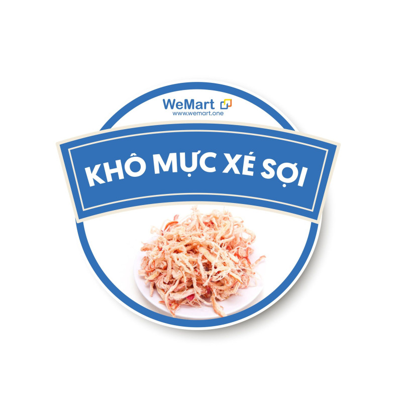 Khô mực xé sợi