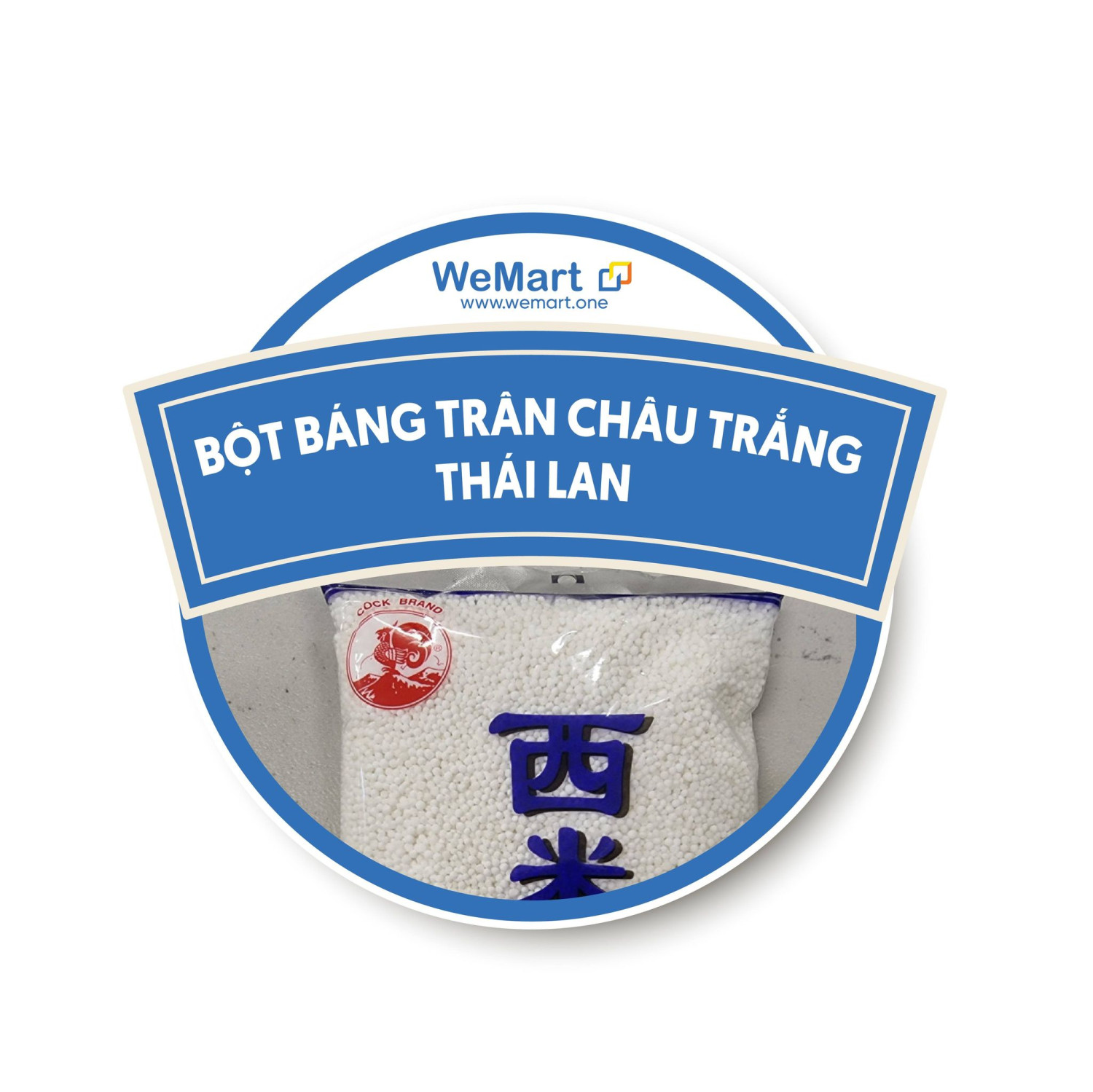 Bột báng trân châu trắng Thái Lan