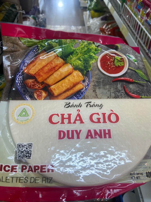 Bánh tráng chả giò duy anh 4.5$