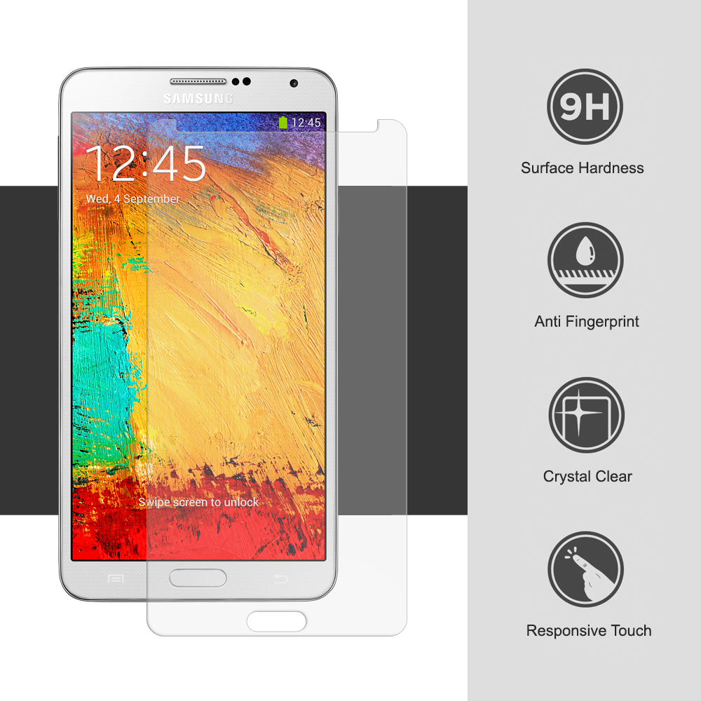 Samsung Note 3 Tempered Glass Gold pack