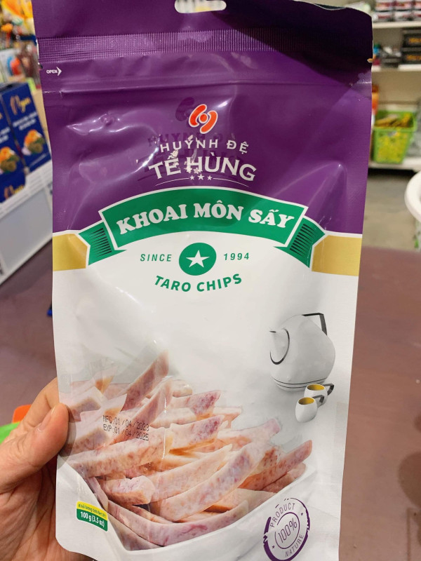 Khoai môn sấy Tề Hùng